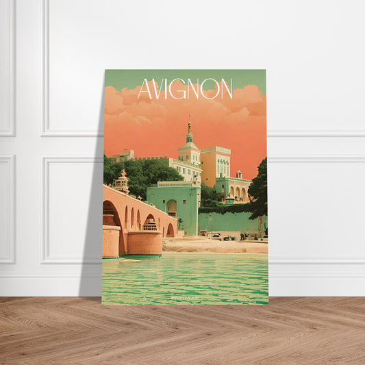 Affiche Avignon Je t'aime colors