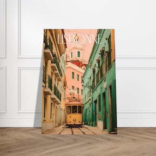 Affiche Lisbonne Je t'aime