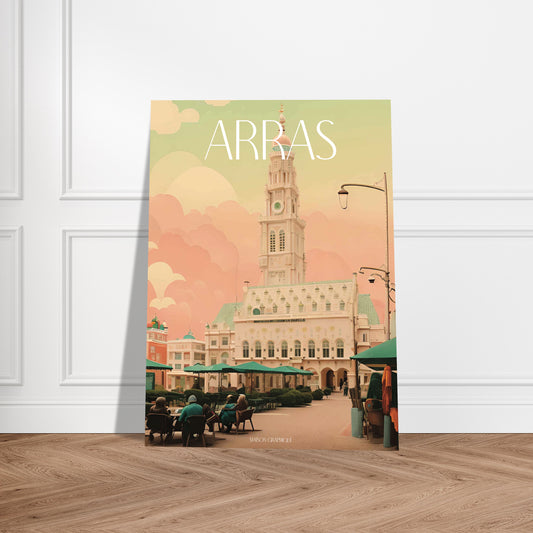 Affiche Arras Je t'aime colors