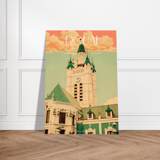 Affiche Douai Je t'aime colors