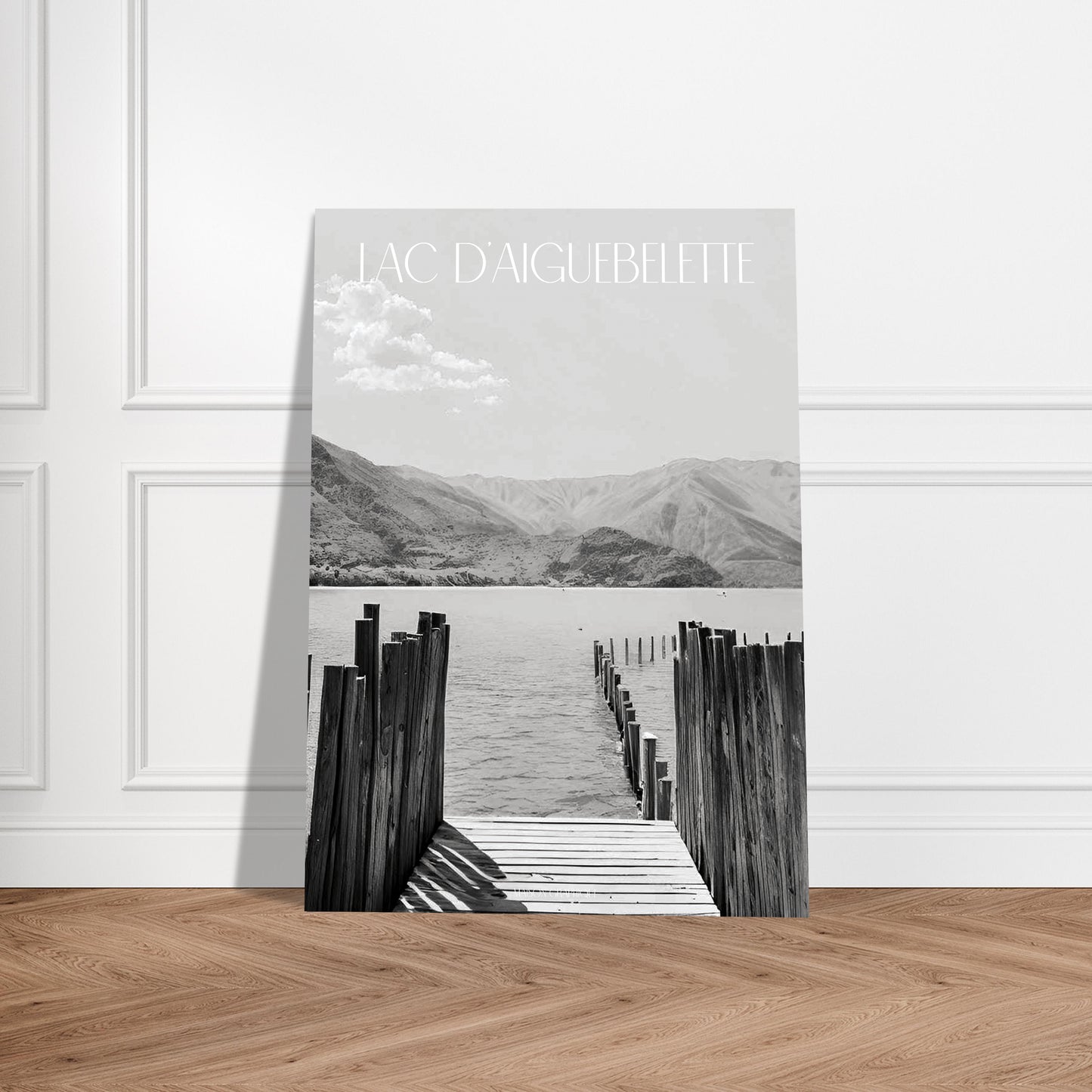 Affiche personnalisée Ville, Maison, Paysage, Je t'aime
