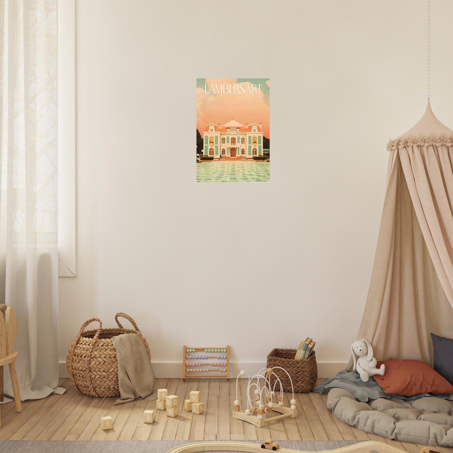 Affiche Lambersart Je t'aime colors