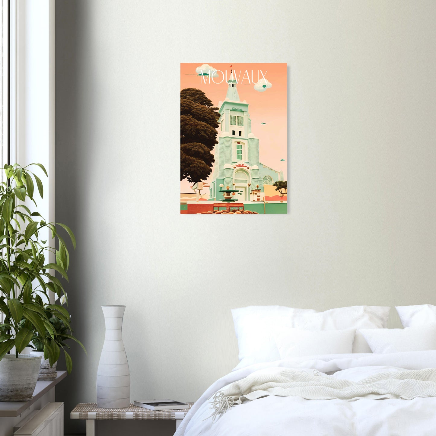 Affiche Mouvaux Je t'aime colors