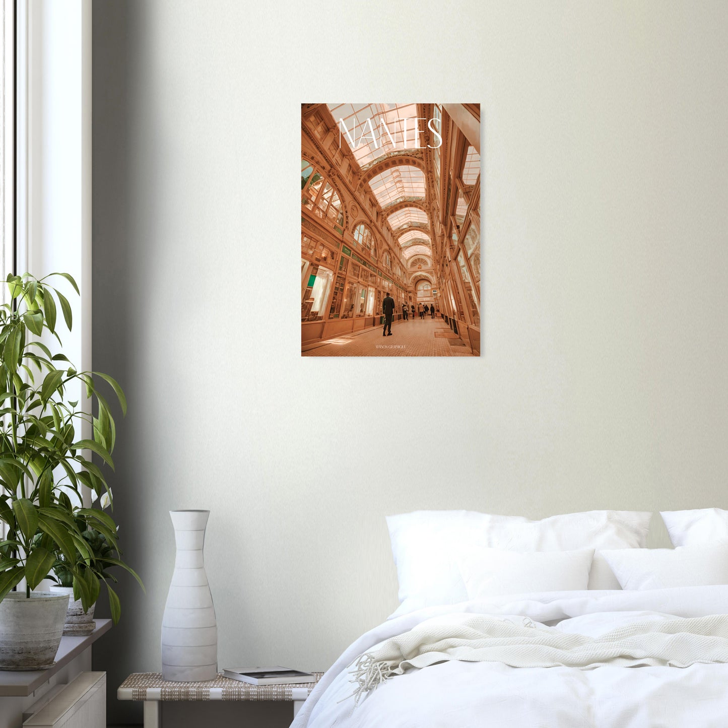 Affiche Nantes Je t'aime colors