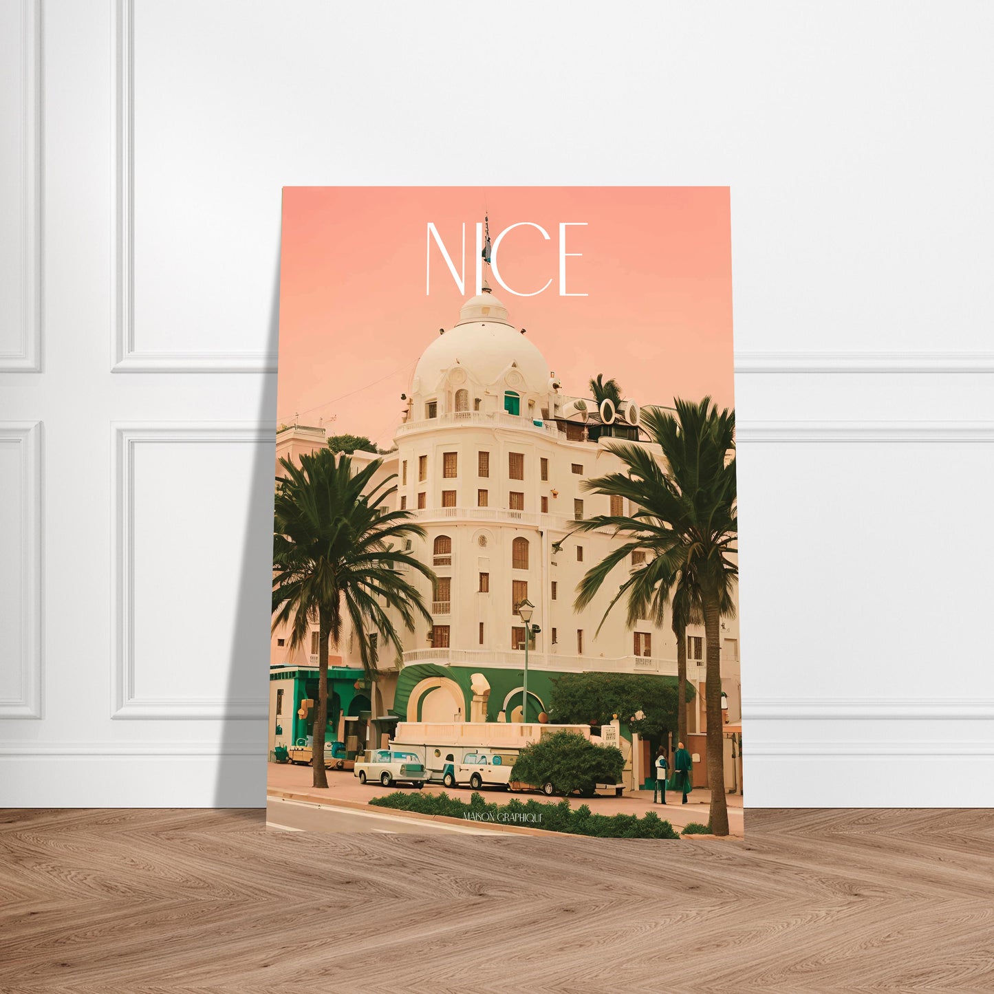 Affiche Nice Je t'aime colors