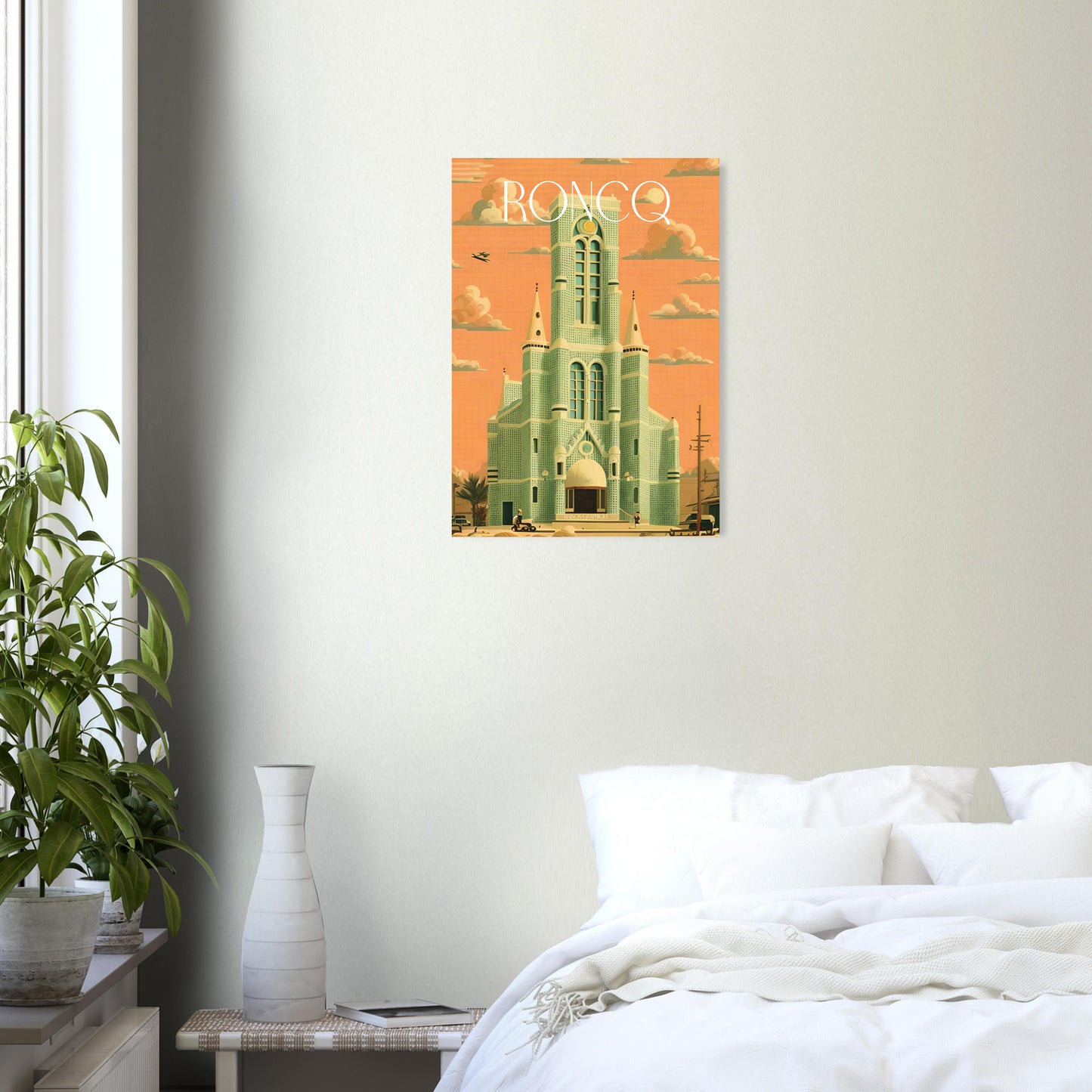 Affiche Roncq Je t'aime colors