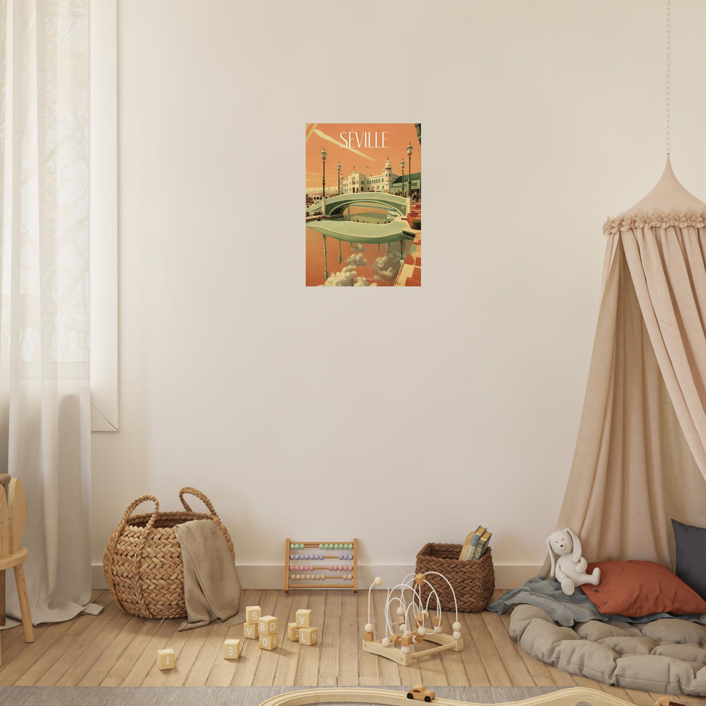 Affiche Séville Je t'aime
