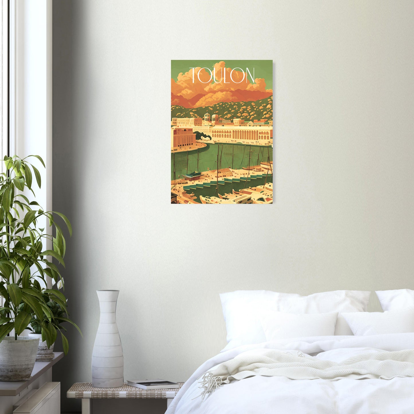 Affiche Toulon Je t'aime colors
