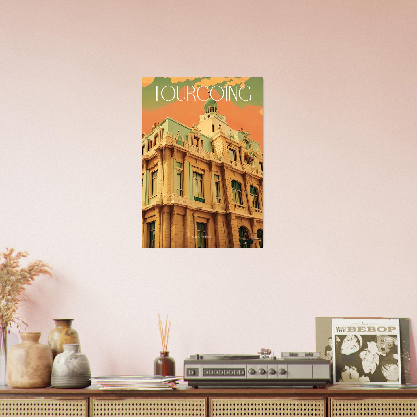 Affiche Tourcoing Je t'aime colors
