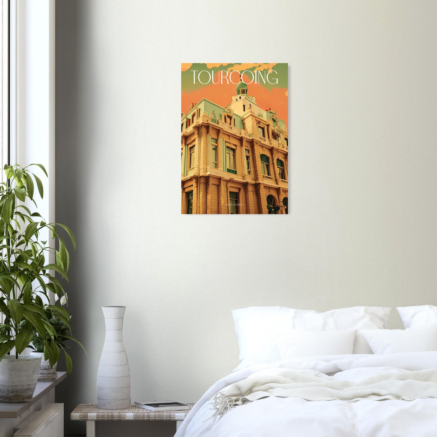 Affiche Tourcoing Je t'aime colors