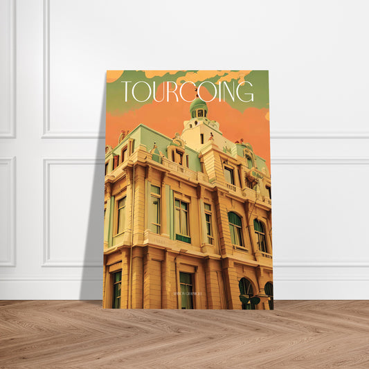 Affiche Tourcoing Je t'aime colors