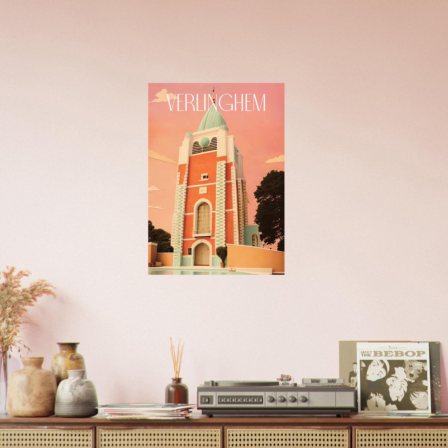 Affiche Verlinghem Je t'aime colors