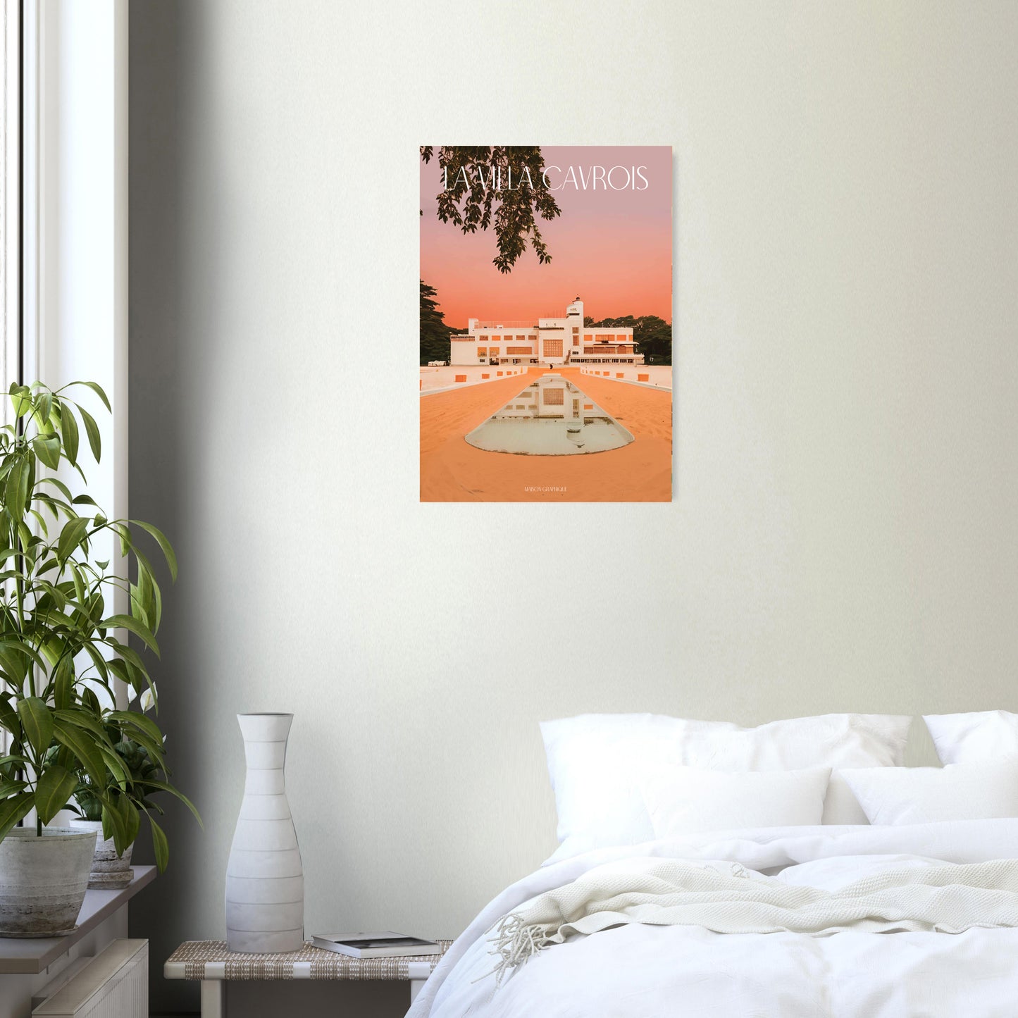 Affiche La Villa Cavrois Je t'aime colors