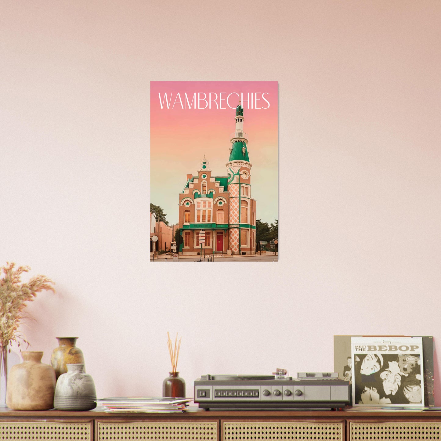 Affiche Wambrechies Je t'aime colors