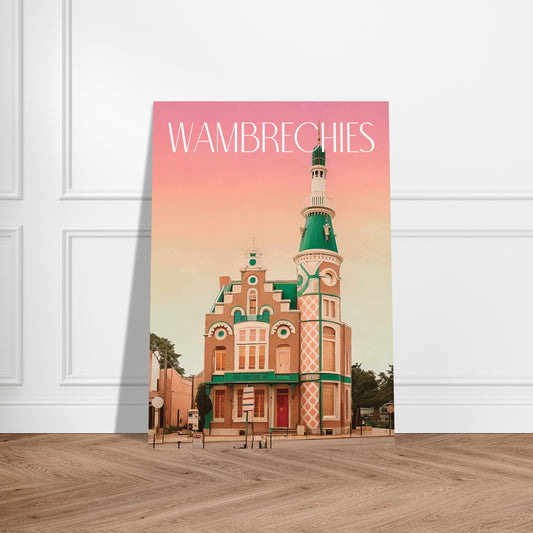 Affiche Wambrechies Je t'aime colors